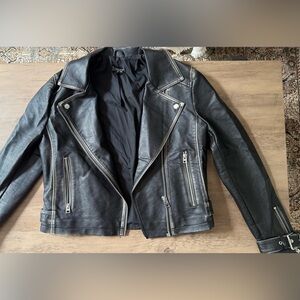 Topshop Black Biker Jacket